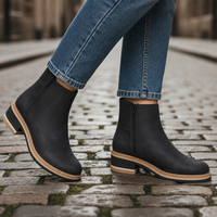 Gordes Orthopedic Wedge Boots in Black