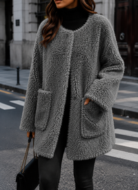 Matera Fluffy Shearling Coat