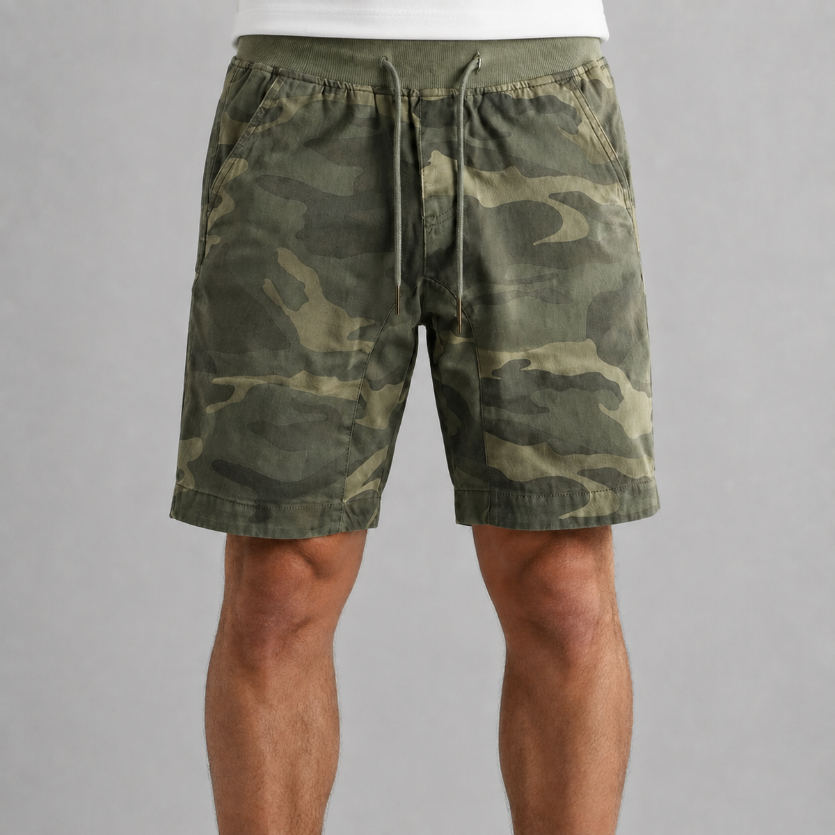Palamos Drawstring Camo Shorts