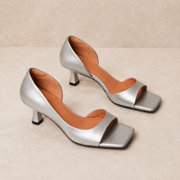 Cadiz Square Toe Leather Mules