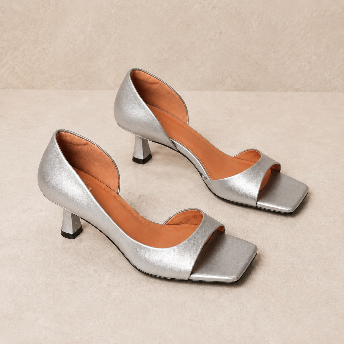 Cadiz Square Toe Leather Mules