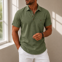 Pollensa Linen Polo Shirt