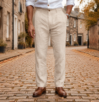 Porto Vecchio Linen Blend Chinos