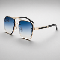 Men's Bellagio Sunglasses in Sky Blue
