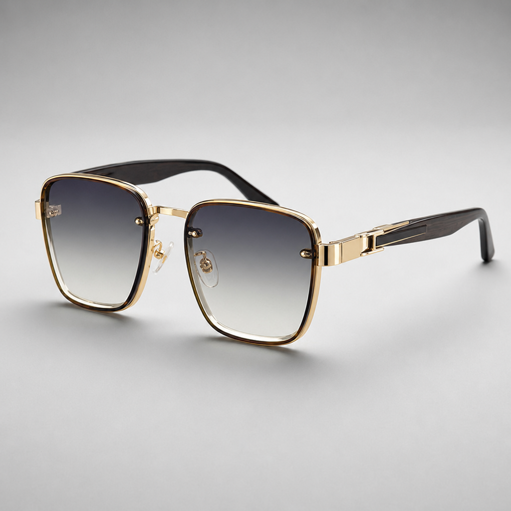 Men's Bellagio Sunglasses in Gold
