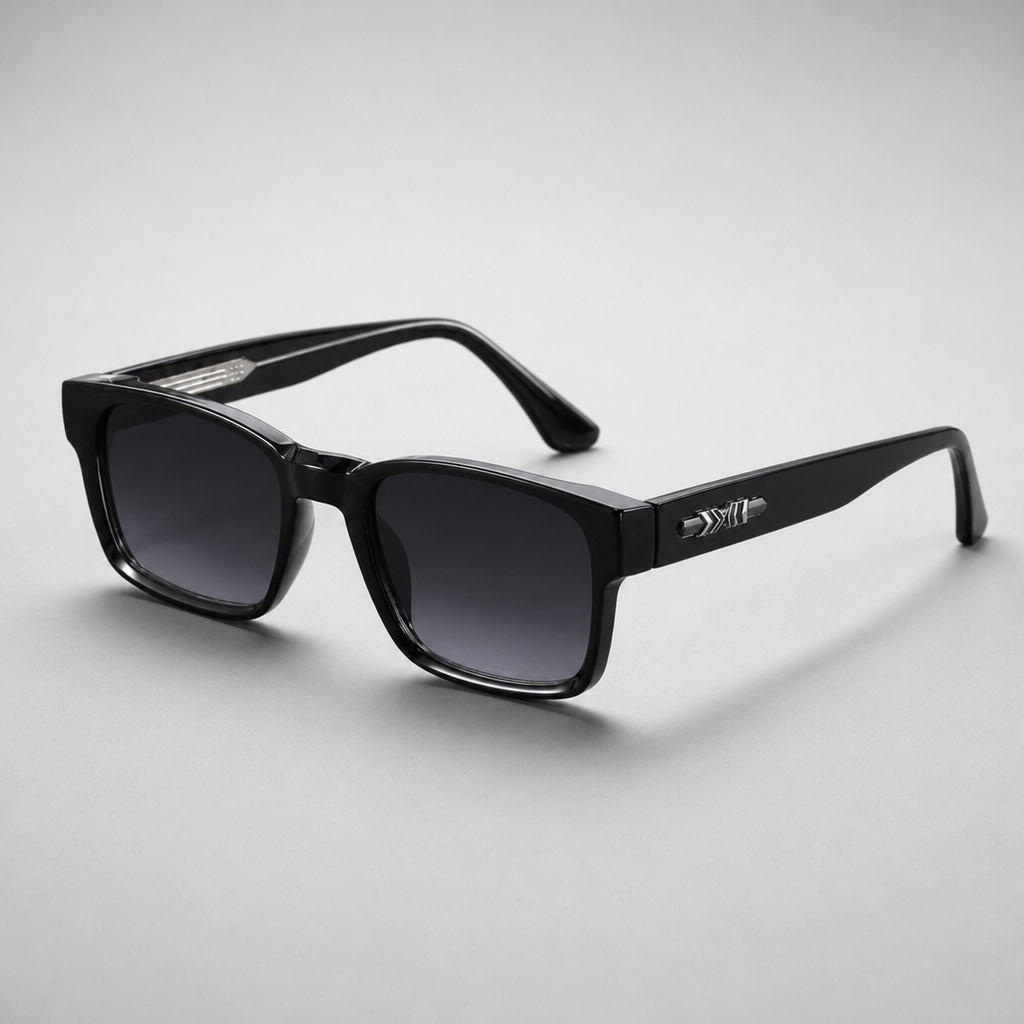 Men's Folegandros Sunglasses in Classic Black