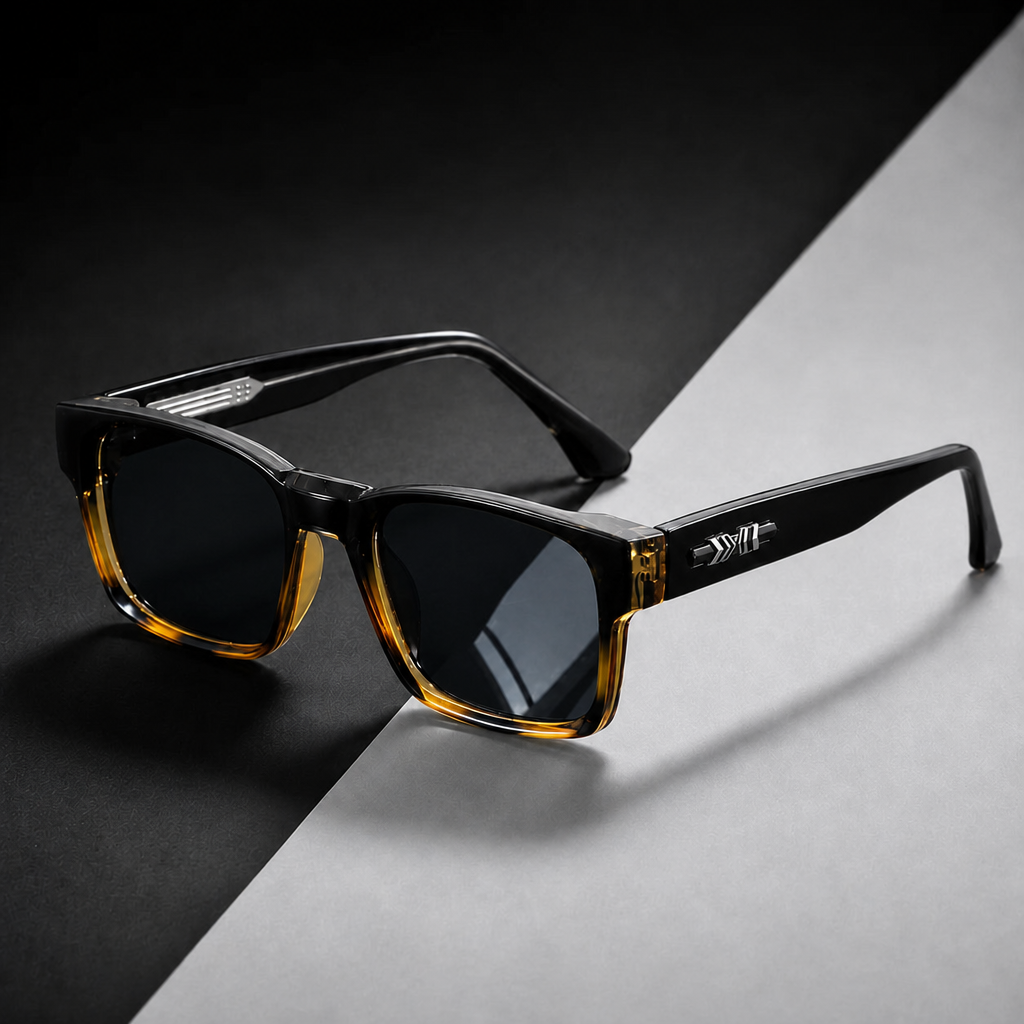 Men's Folegandros Sunglasses in Jaguar Black