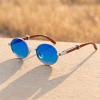 Men's Noto Sunglasses in Azure Blue