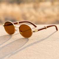 Men's Noto Sunglasses in Cognac Brown