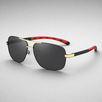 Men's Sete Sunglasses in Gold/ Gray