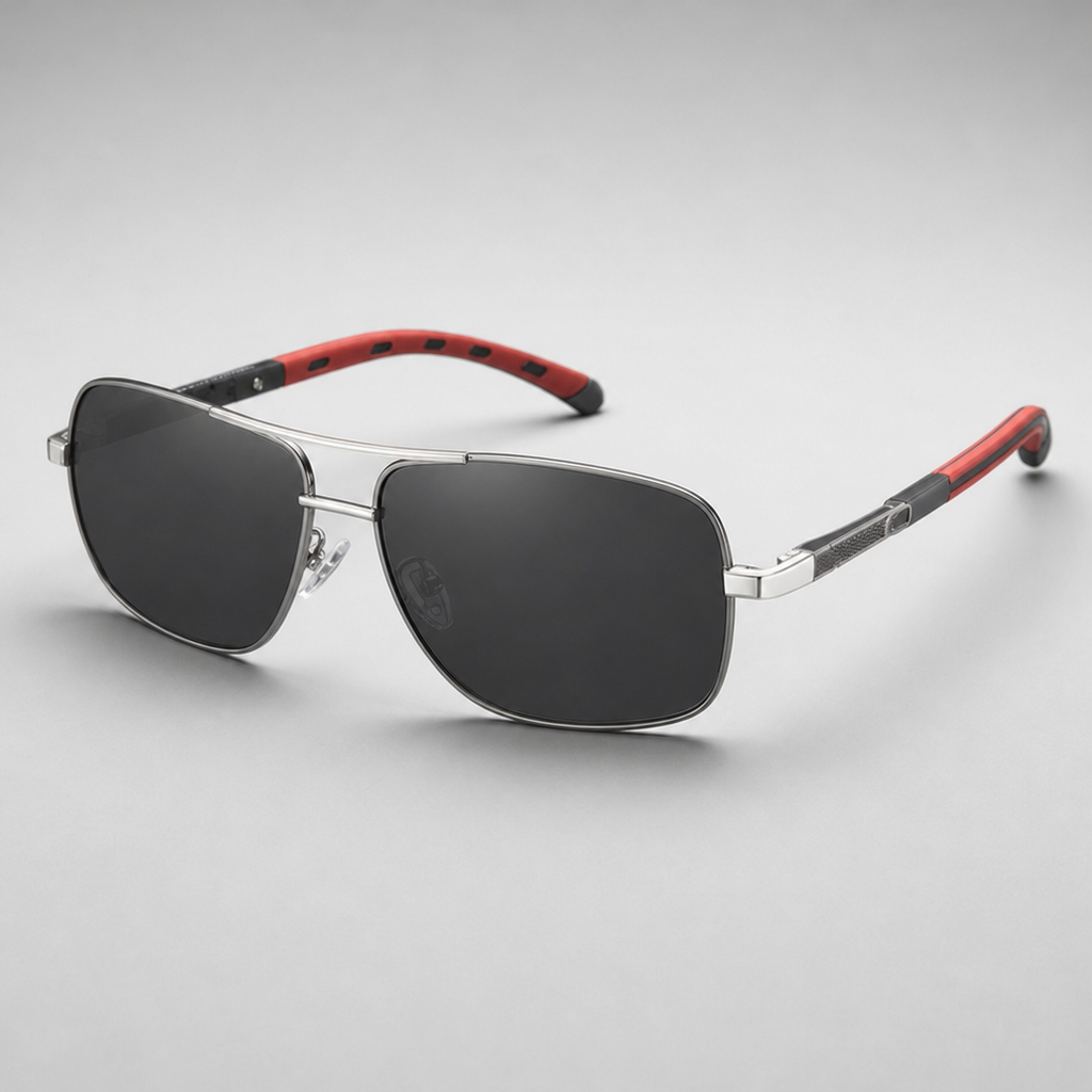 Men's Sete Sunglasses in Silver/ Gray
