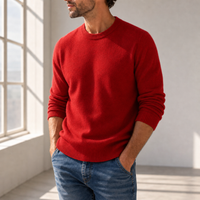 Nafplio Cashmere Blend Sweater in Red
