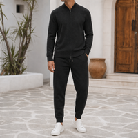 Piodao Merino Wool Tracksuit Set in Black