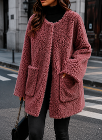 Matera Fluffy Shearling Coat