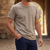 Spoleto Vintage Cotton T-Shirt in Coffee