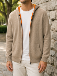 Sanremo Reversible Cashmere Hoodie