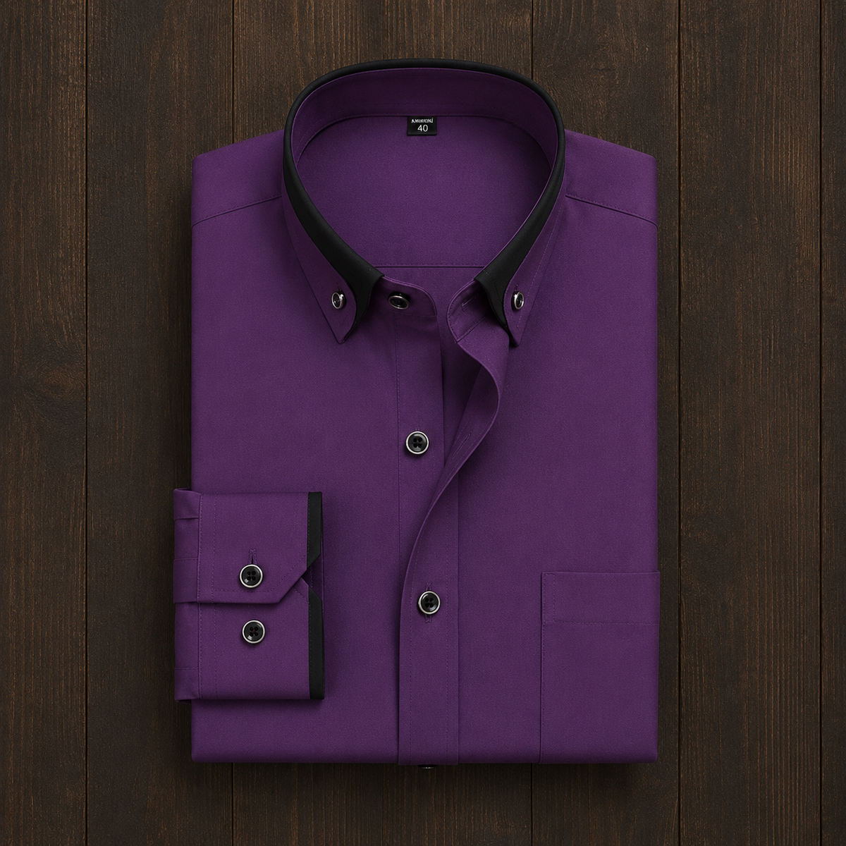 Cadaques Contrast Collar Dress Shirt