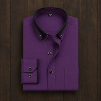 Cadaques Contrast Collar Dress Shirt