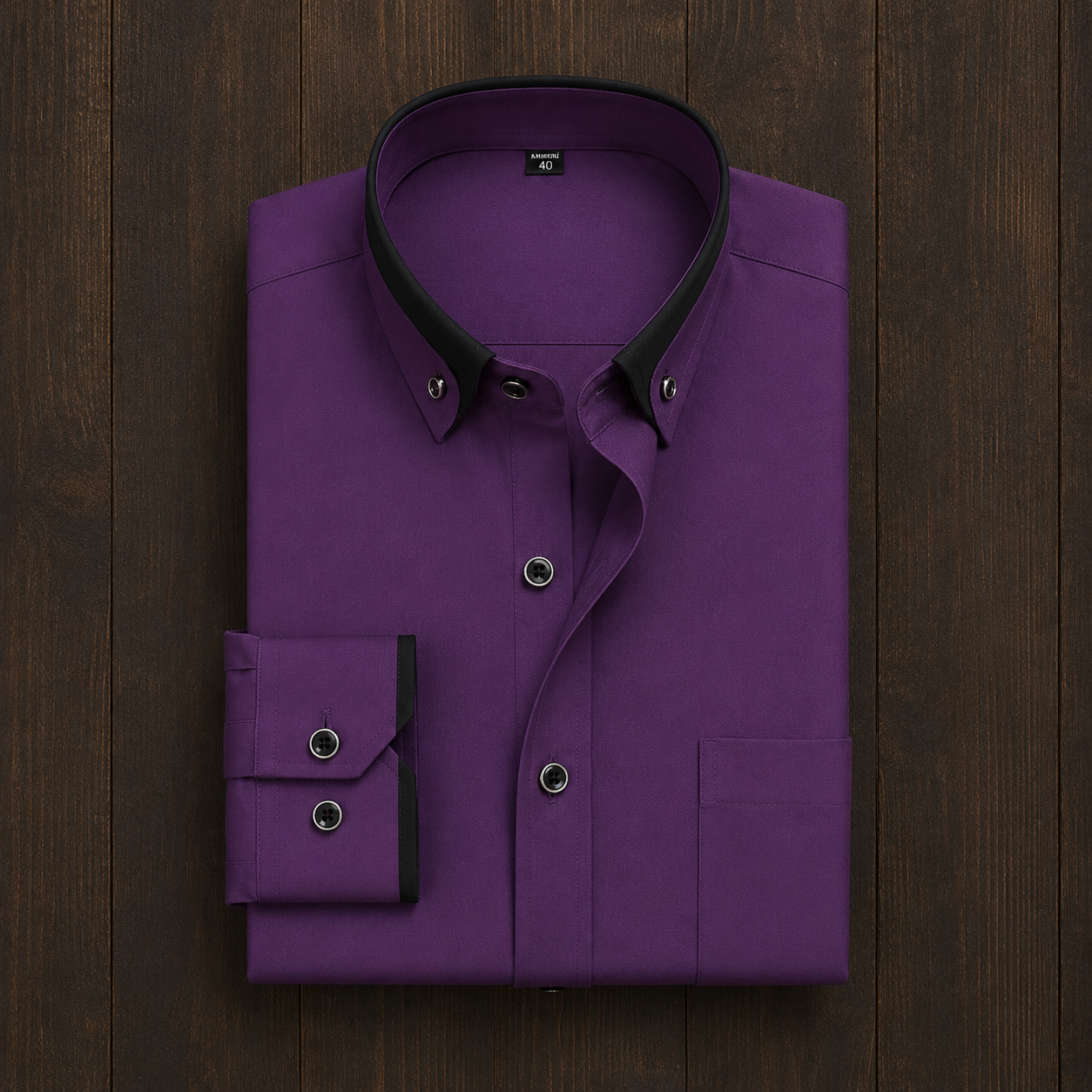 Cadaques Contrast Collar Dress Shirt