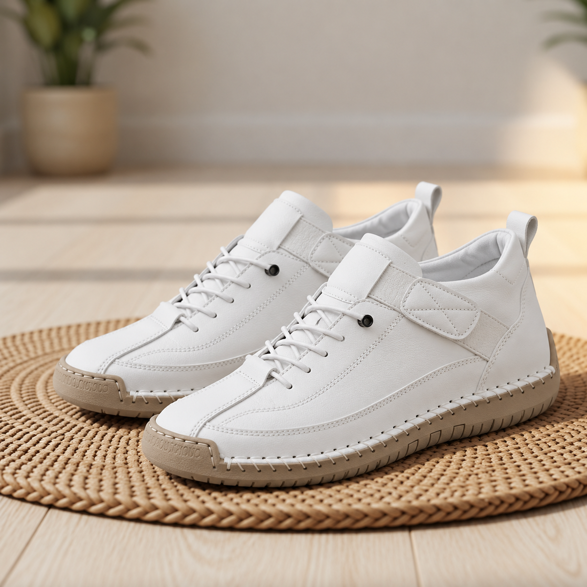 Mojacar Orthopedic Leather Sneakers